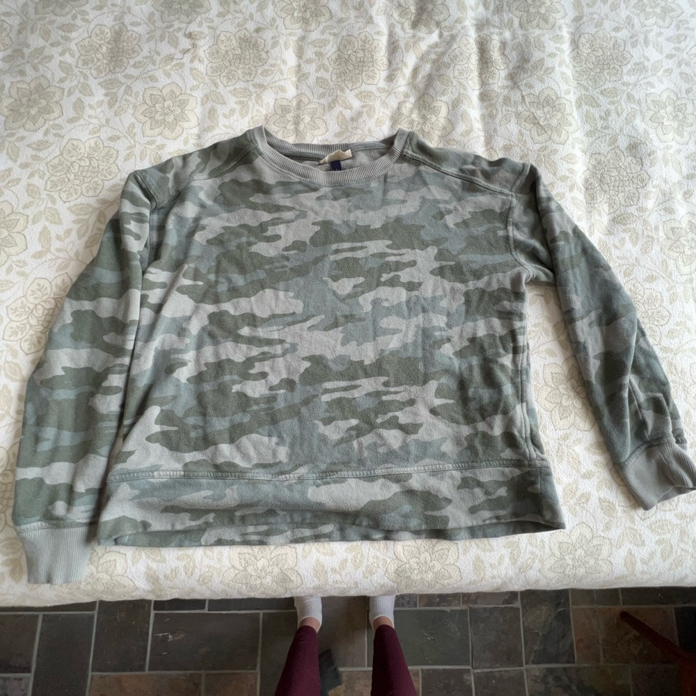 Camo Crewneck